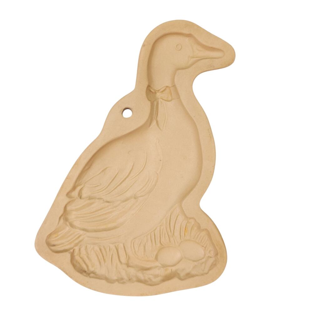 Vintage Brown Bag Cookie Art Shortbread Mold Goose 1984